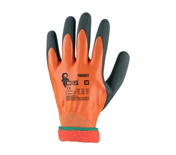 Gloves CXS YUNGAY, winter, double latex coating