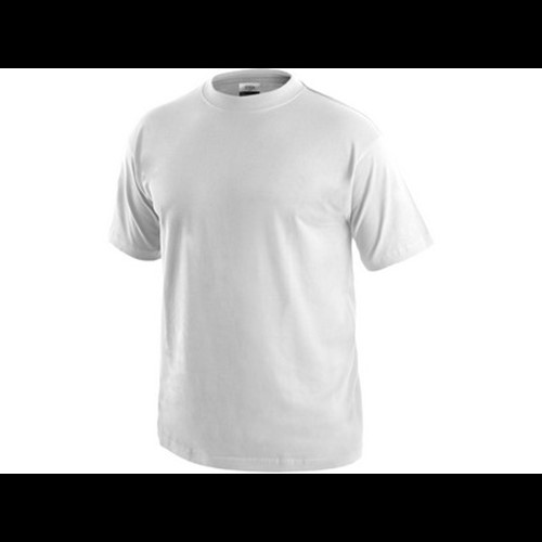 T-shirt  DANIEL, short sleeve, white, size  3XL