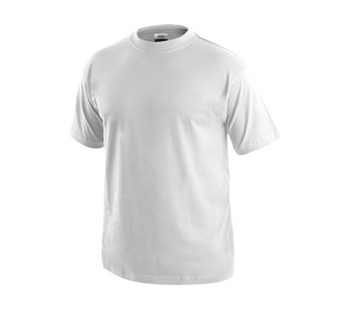 T-shirt  DANIEL, short sleeve, white, size  3XL