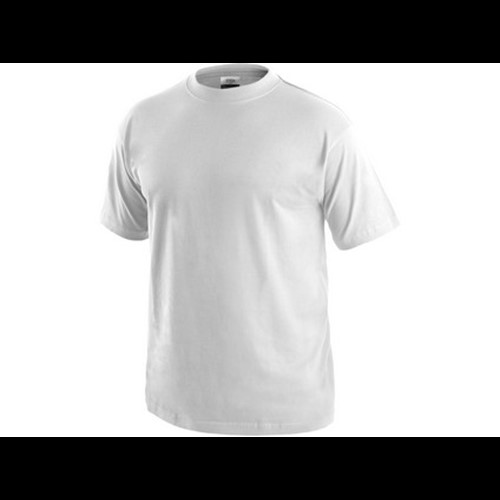 T-shirt  DANIEL, short sleeve, white, size  5XL