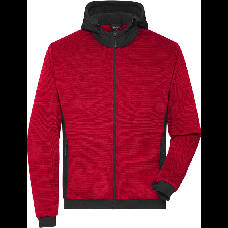Men's Padded Hybrid Knitted Fleece Jacket