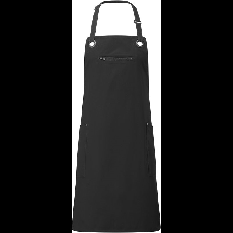 Bib Apron with Side Pockets "Barley"