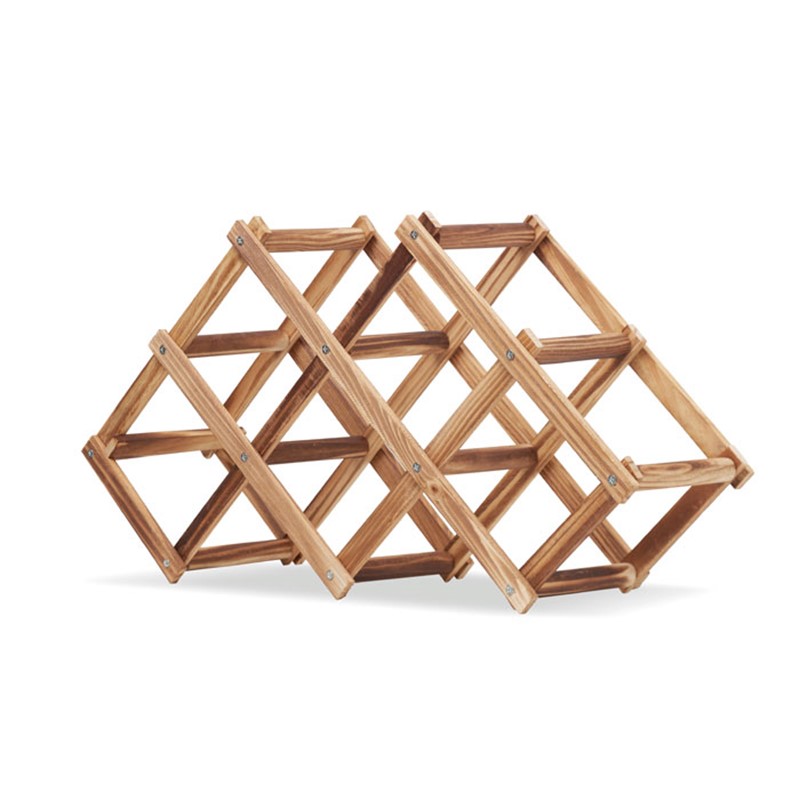 ENTEULAT - Foldable wooden wine rack