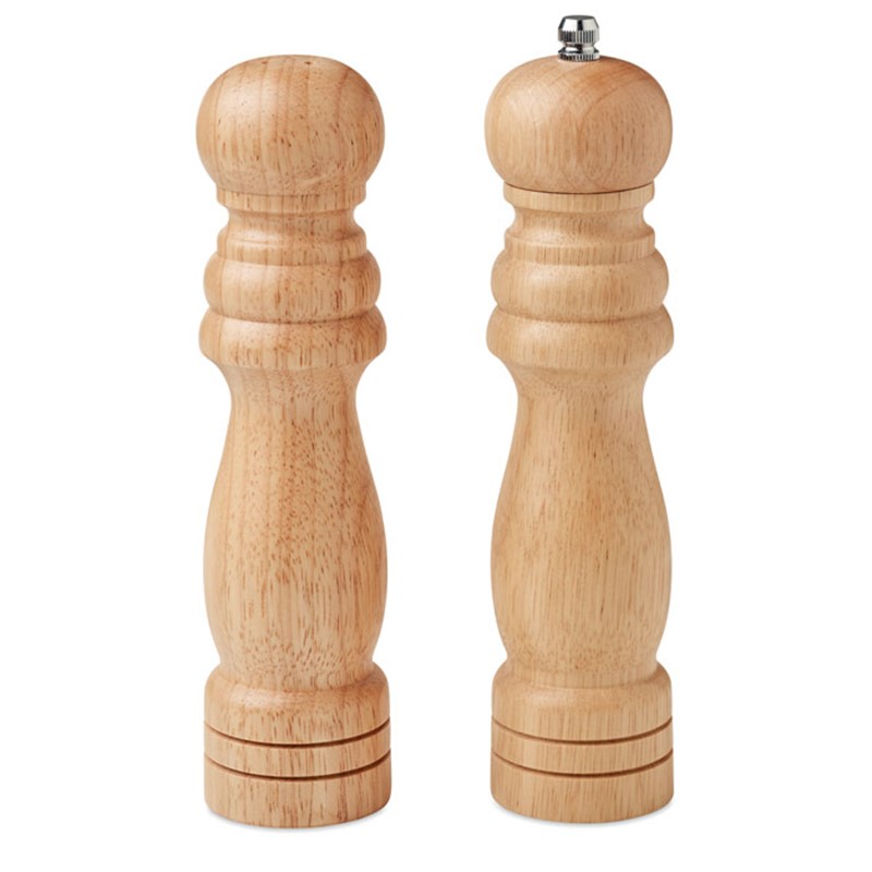 TIURRET - Set of 2 rubber wood grinders
