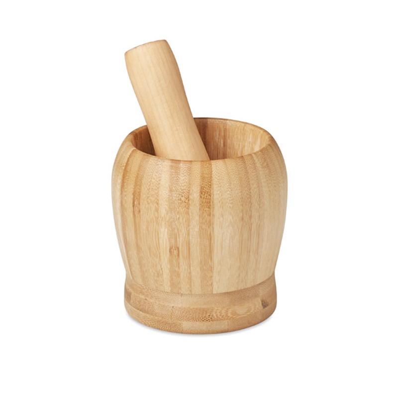 PESTO - Bamboo mortar and pestle set