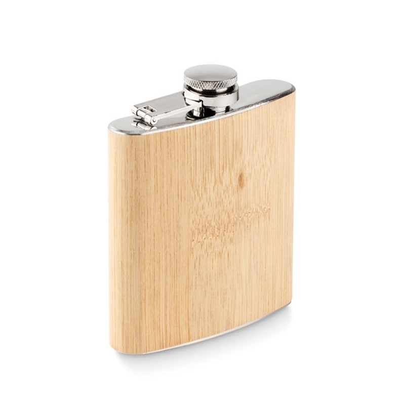 HIPHIP - Bamboo slim hip flask 175ml
