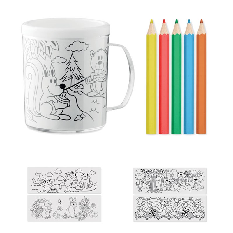 PAINTY - Colouring mug 280 ml
