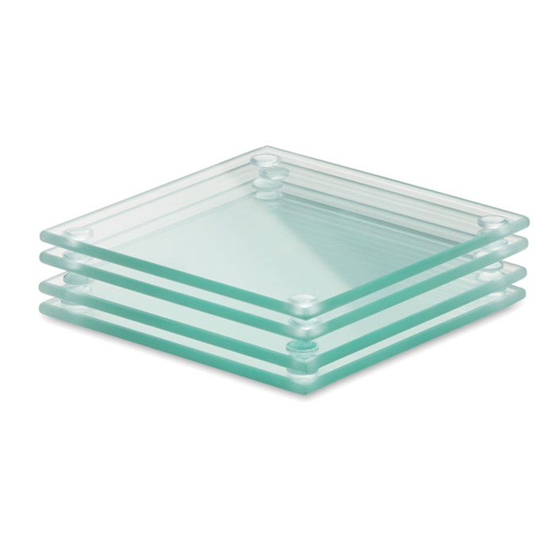 MOSAIC - Recycled glass coaster set