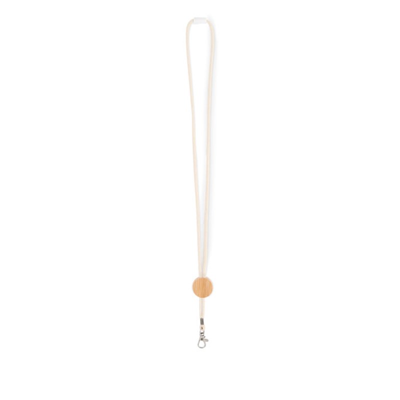 KARA - Cotton Lanyard with metal hook