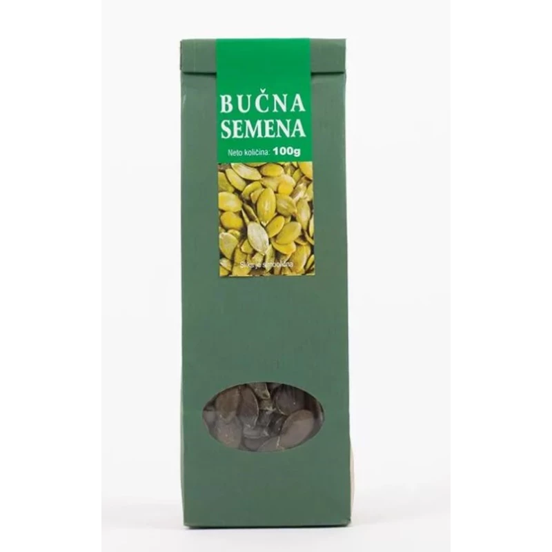 BUČNA SEMENA pečena in soljena 100g