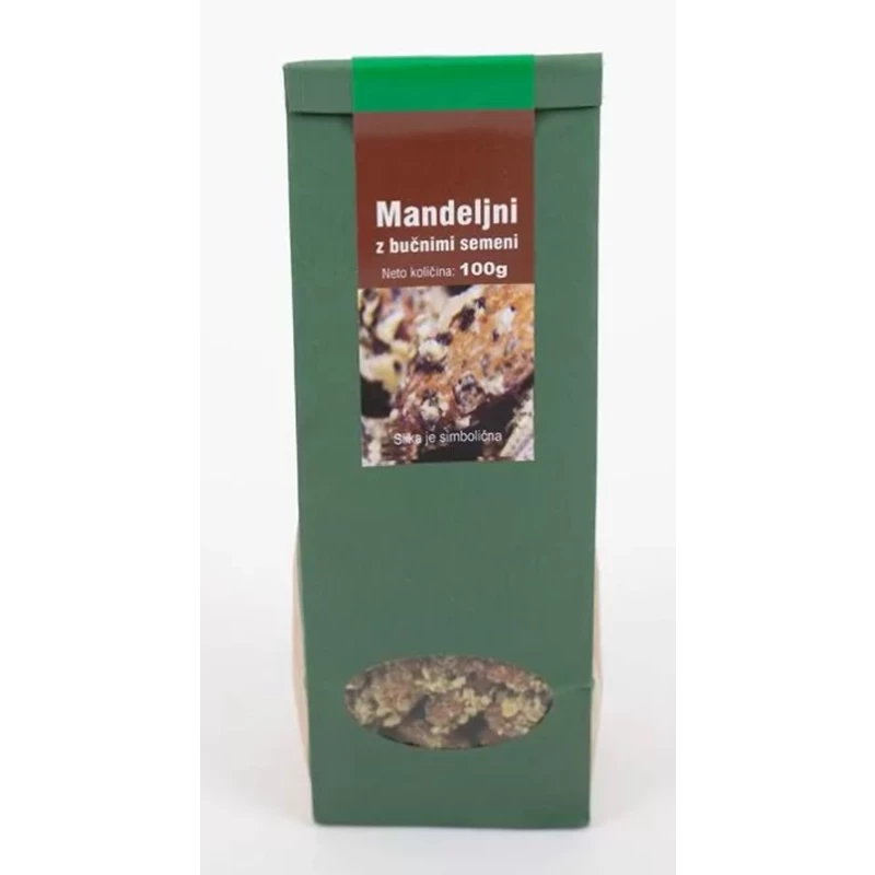 MANDELJNI Z BUČNIMI SEMENI 100g