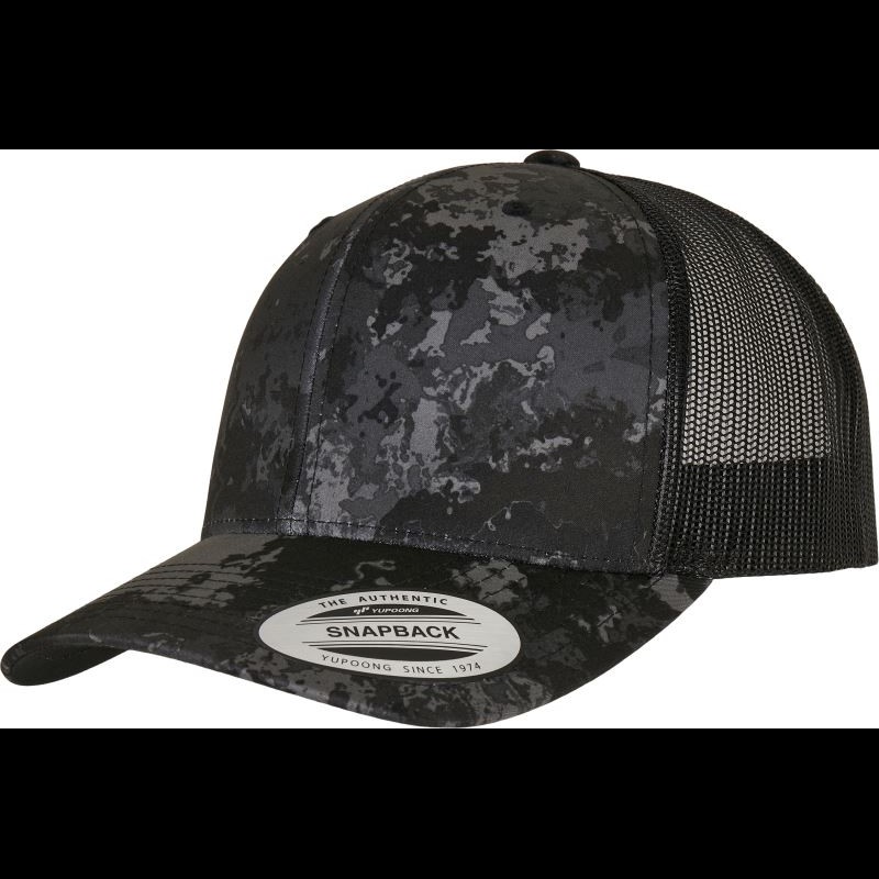 6 Panel Trucker Cap "Veil Camo"