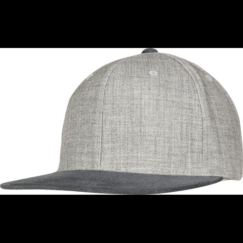 6 Panel Snapback Cap "Melange"