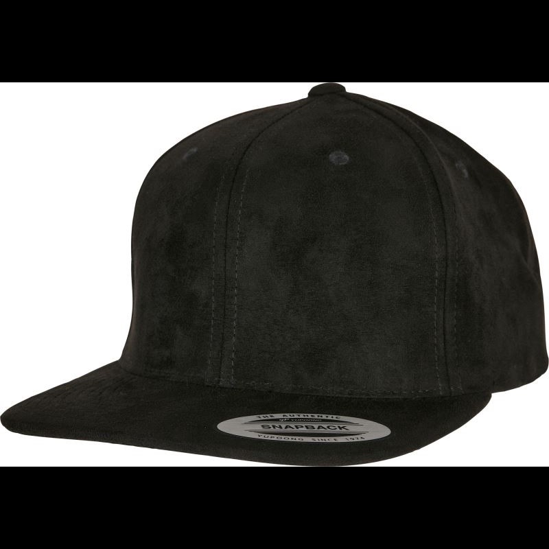 6 Panel Snapback Cap "Suede"