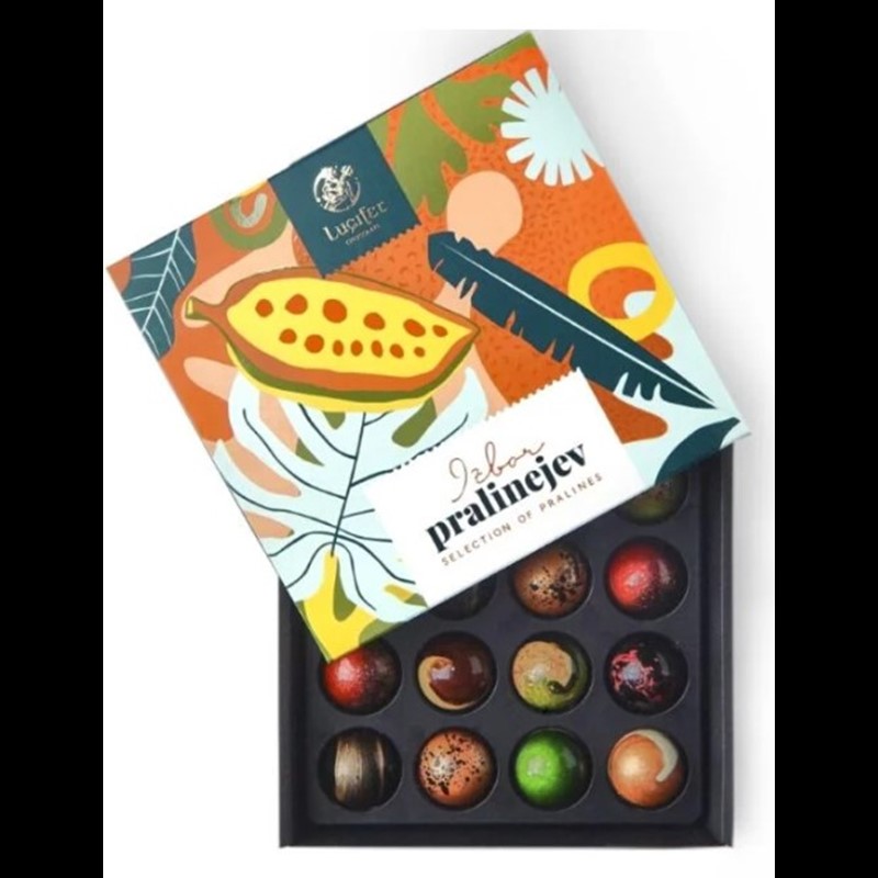 Bonboniera Classic 4x4, 175g 4 čokoladne praline 