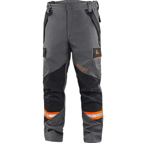 Delovne hlače CXS WorkTech-Multi sivo-črne