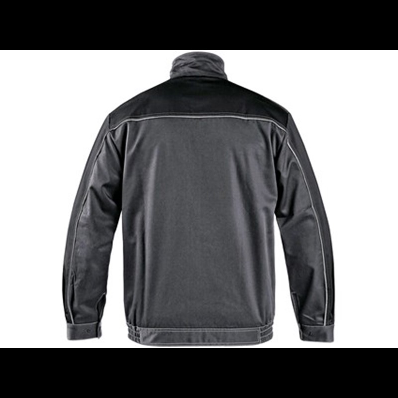 Moška podložena jakna ORION OTAKAR, podaljšana različica za višino 194 cm, moška, sivo-črna