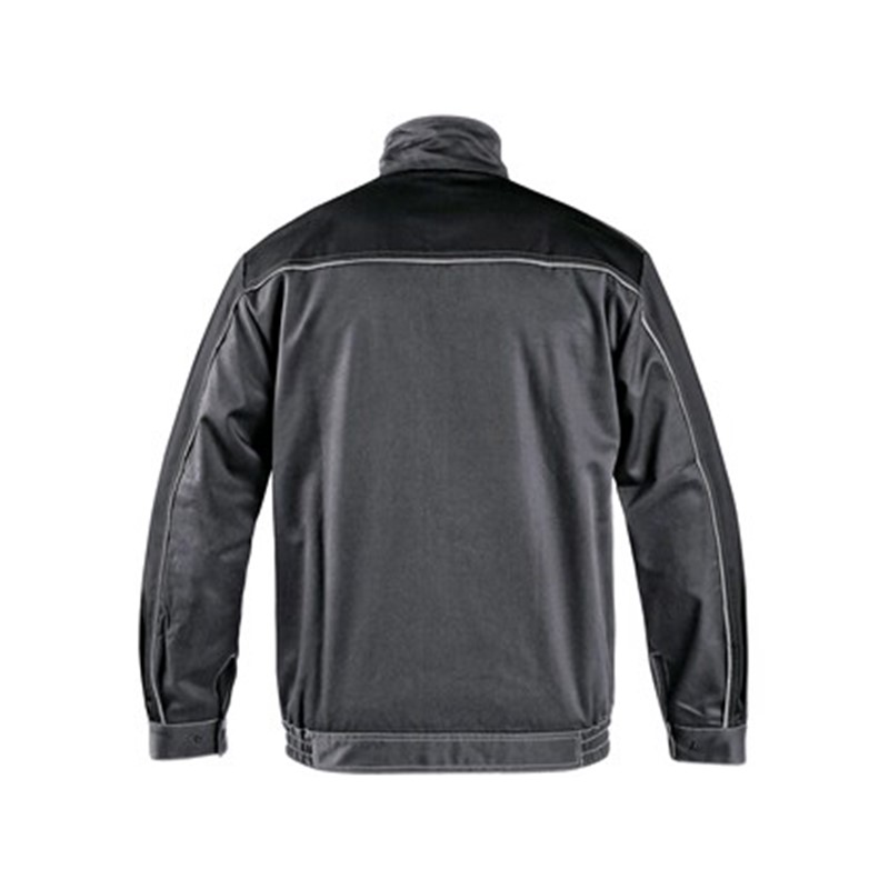 Moška podložena jakna ORION OTAKAR, podaljšana različica za višino 194 cm, moška, sivo-črna