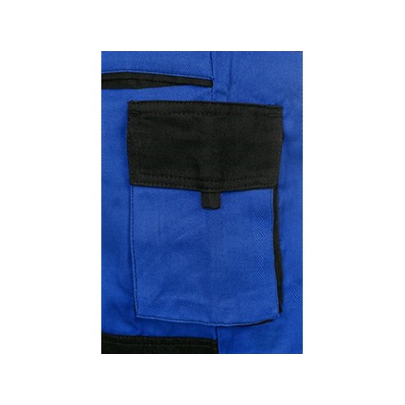 Delovne hlače z oprsnikom CXS LUXY MARTIN zimske, moške, modro-črne