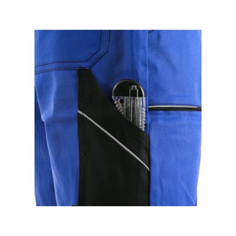 Delovne hlače z oprnsikom CXS LUXY ROBIN, moške, 170-176cm, modro-črne