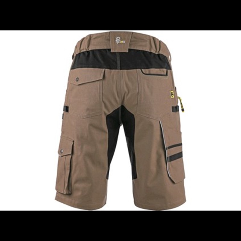 Delovne kratke hlače CXS STRETCH, moške, bež-črne