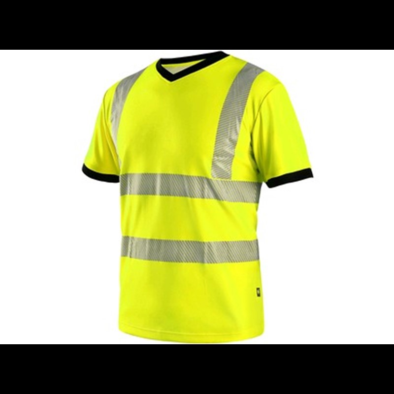 Odsevna majica CXS RIPON, rumeno-črna