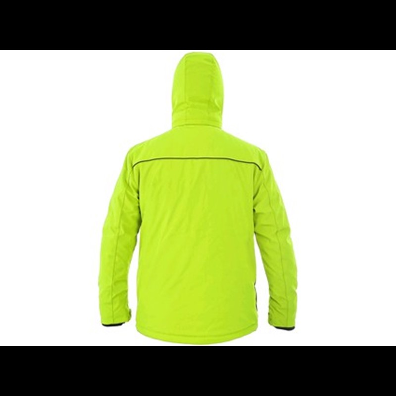 Podložena softshell jakna CXS VEGAS, zimska, moška, rumeno-črna