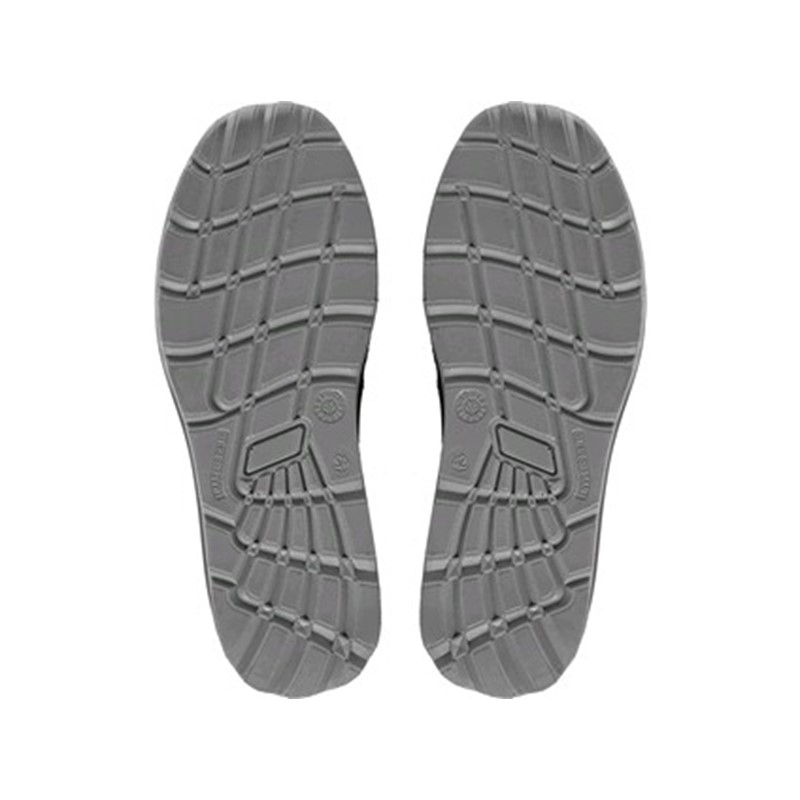 Nizki delovni čevlji CXS TEXLINE SIT S1, z jekleno kapico, črno-sivi