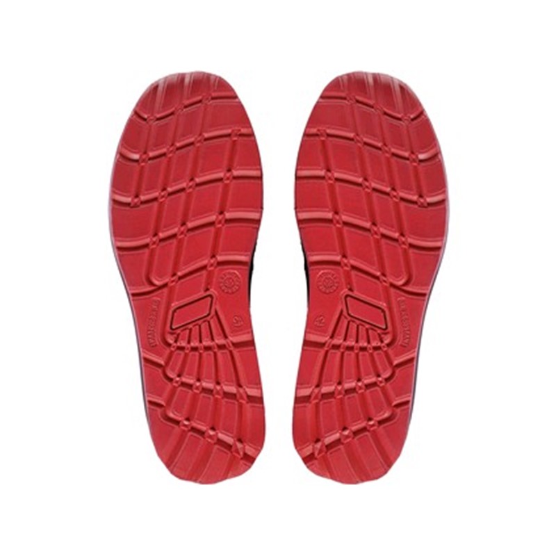 Nizki delovni čevlji CXS TEXLINE DOLIN S1, z jekleno kapico, črno-rdeči