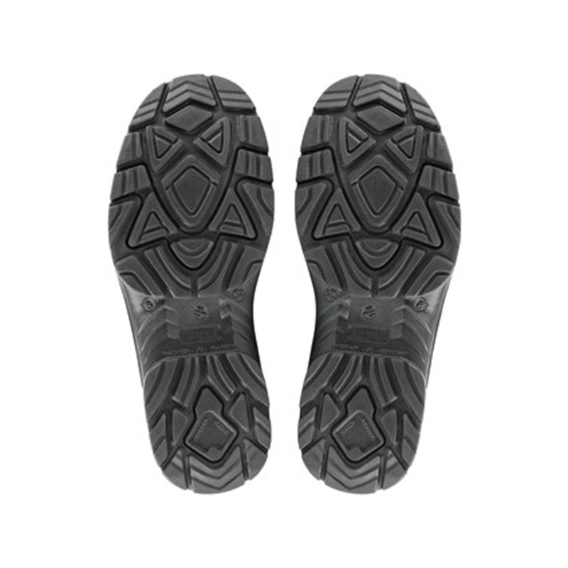 Usnjeni sandali CXS SAFETY STEEL IRON S1, črni