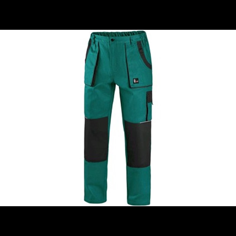 Delovne hlače CXS LUXY JOSEF, zeleno-črne