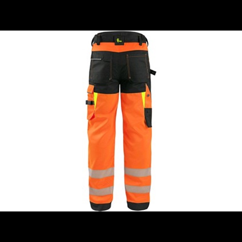 Trousers CXS BENSON high visible, men´s, orange-black