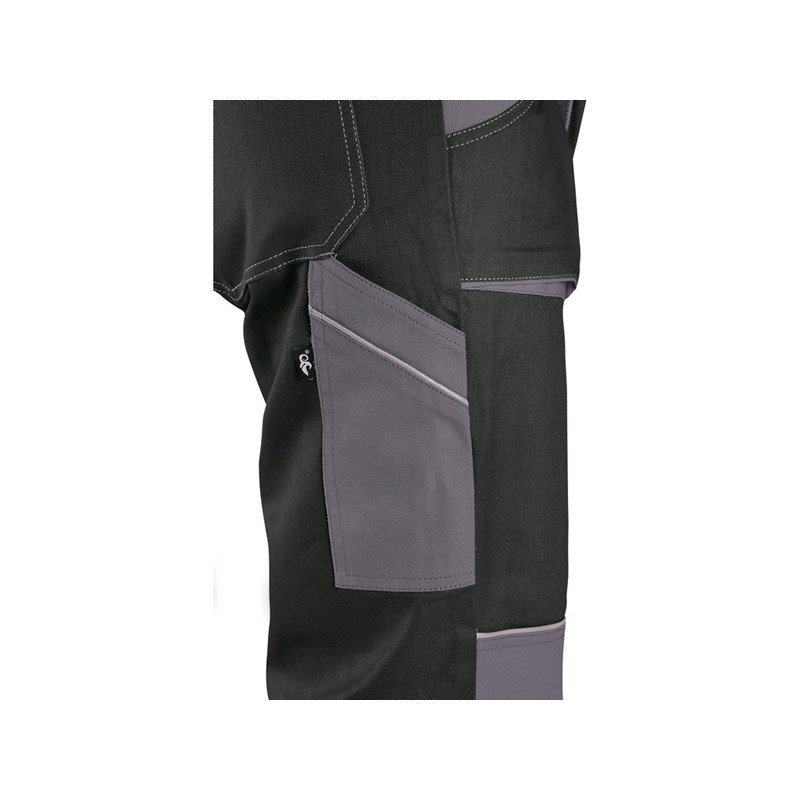 Delovne hlače CXS LUXY JOSEF, črno-sive
