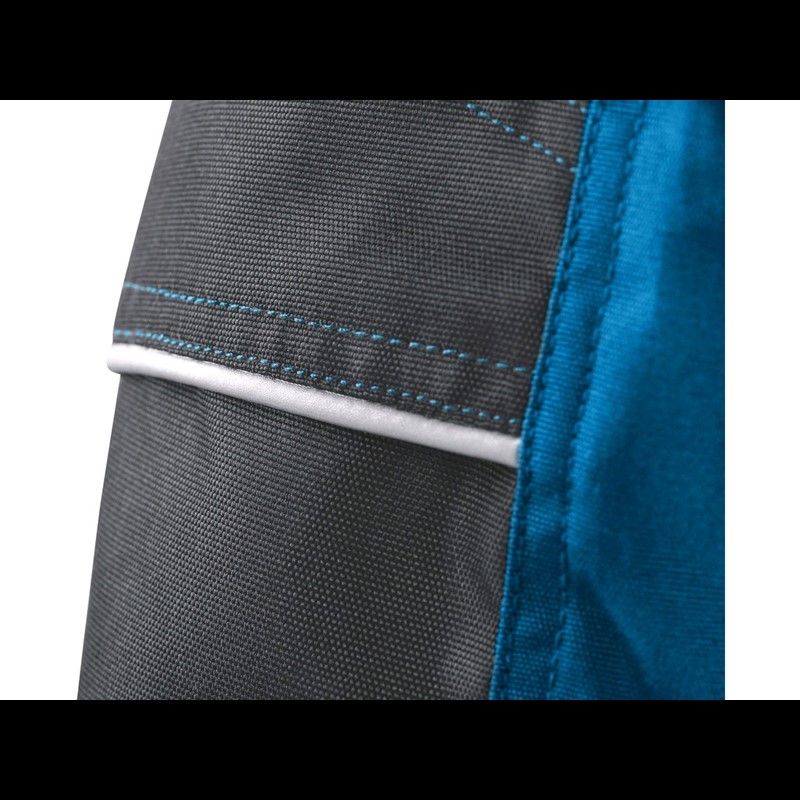 Delovne hlače z oprsnikom SIRIUS TRISTAN, moške, modro-sive