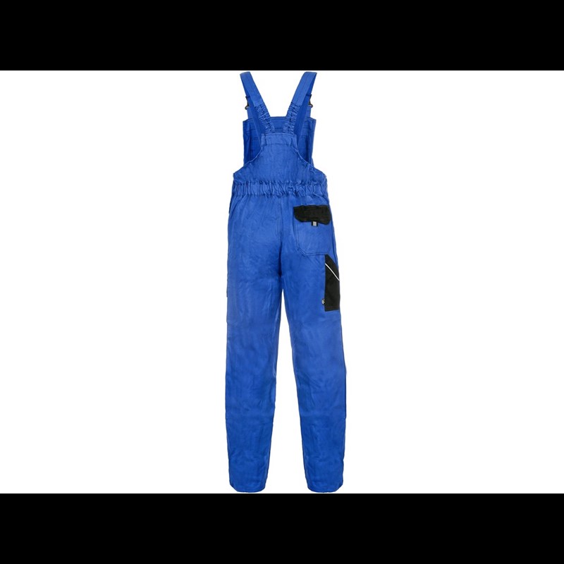 Delovne hlače z oprsnikom CXS LUXY ROBIN, podaljšane, moške, modro-črne