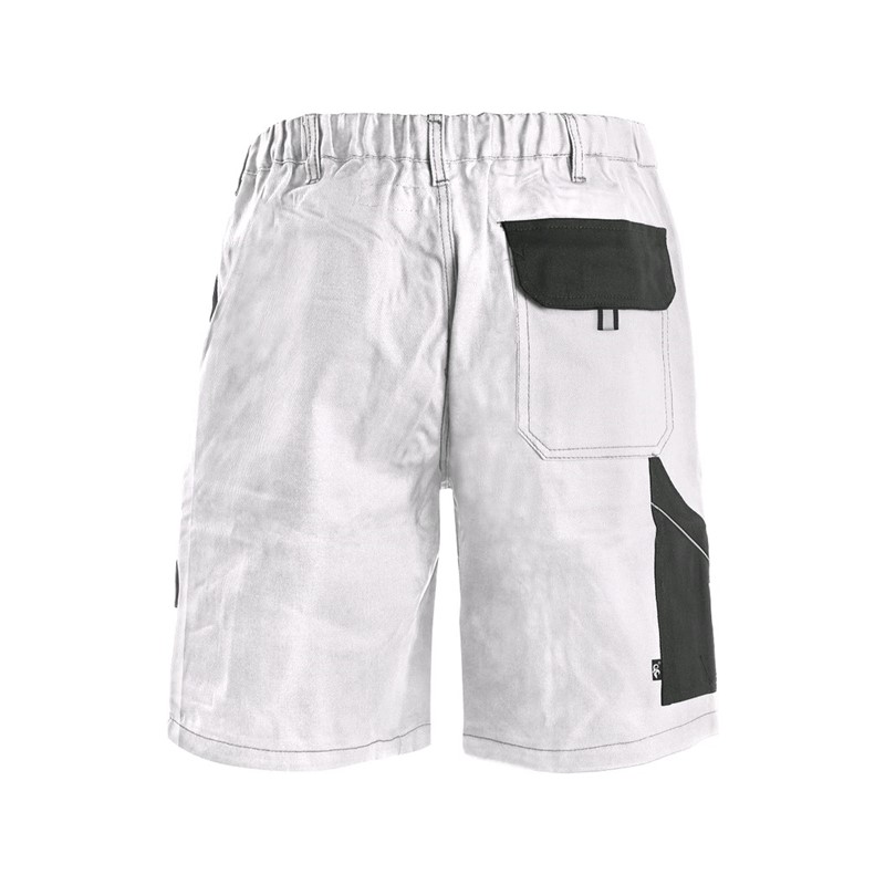 Delovne kratke hlače CXS LUXY TOMAŠ, moške, belo-sive