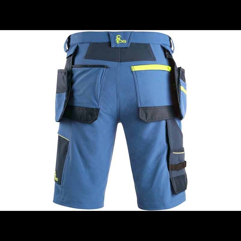Delovne kratke hlače CXS NAOS, moške, modre 