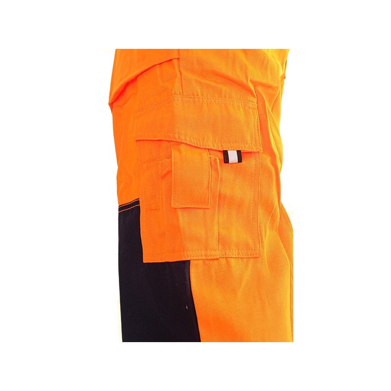 Odsevne hlače z oprsnikom NORWICH, moške, oranžno-modre