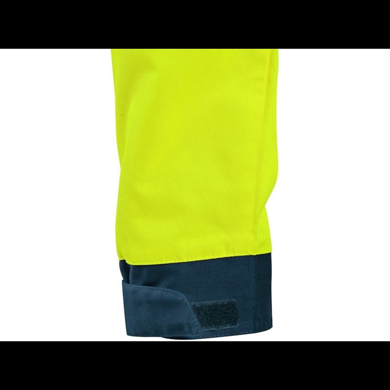 Odsevna jakna CXS HALIFAX, dobro vidna, moška, rumeno-modra