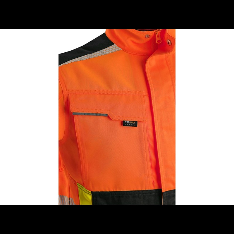 Jacket CXS BENSON, high visible, men´s, orange-black