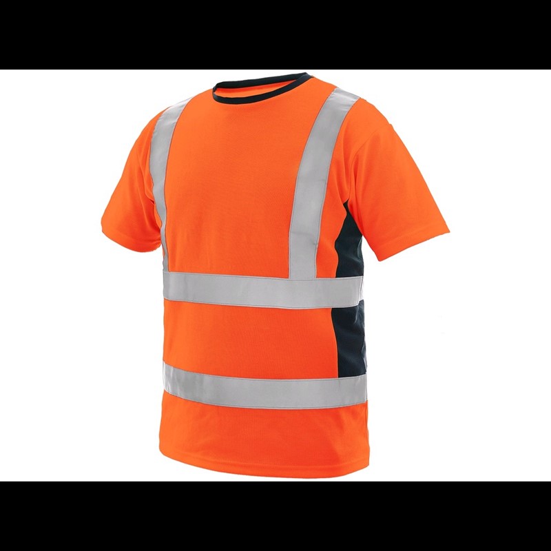 Odsevna majica EXETER, moška, oranžna