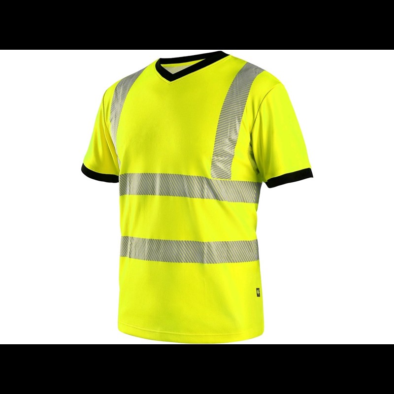 Odsevna majica CXS RIPON, rumeno-črna