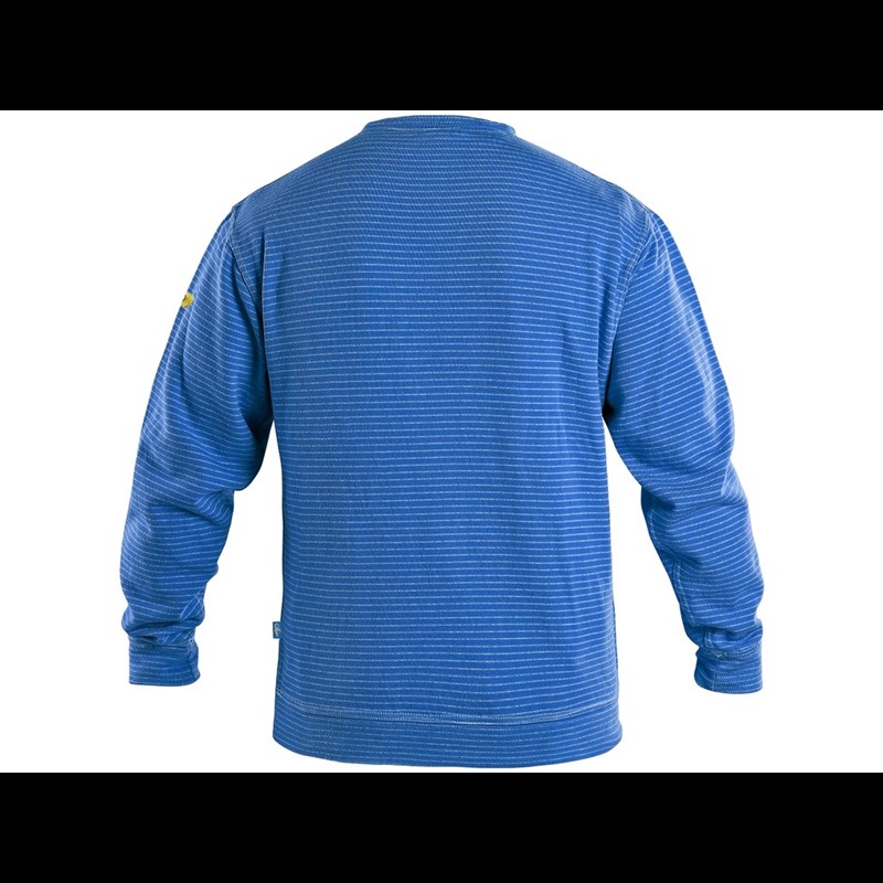 Sweatshirt CXS DENALI, antistatic and ESD, blue