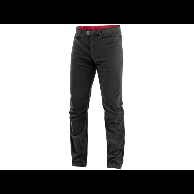 Moške hlače CXS OREGON, poletne, črno-rdeče