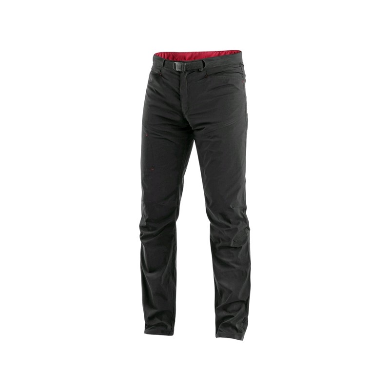 Moške hlače CXS OREGON, poletne, črno-rdeče
