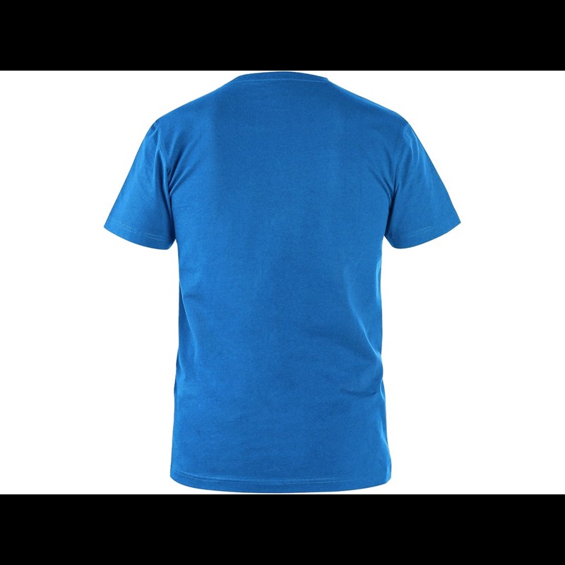 T-shirt CXS NOLAN, short sleeve, azure blue