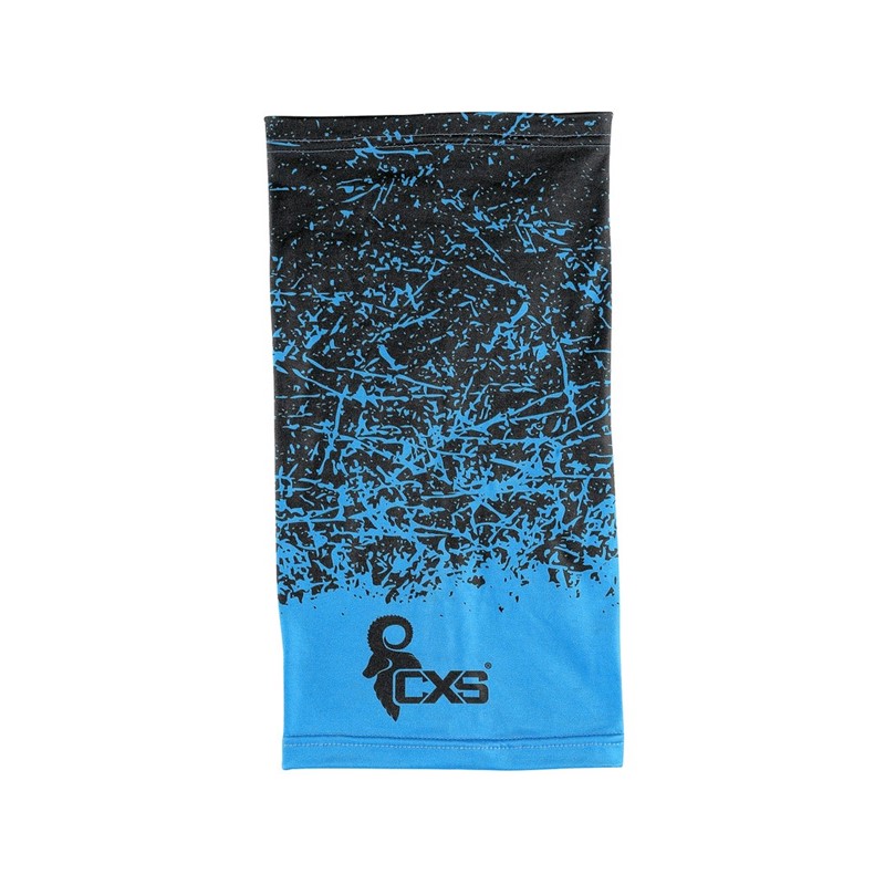 Multifunctional tubular scarf CXS LORY, 23x45, black - blue