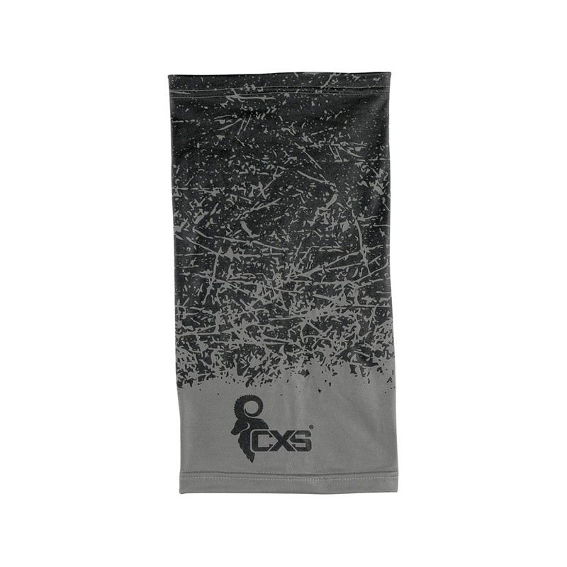 Multifunctional tubular scarf CXS LORY, 23x45, black - grey