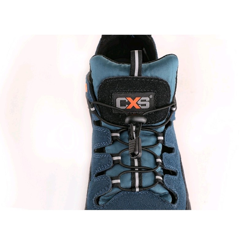 Sandali CXS LAND CABRERA S1, z jekleno kapico, črno-modri