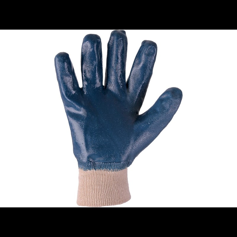 Rokavice ARET, z nitrilno oblogo, modre, velikost 10